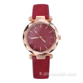 Vente en gros usine vente directe ciel étoilé montre pour femmes Quartz conception spéciale petites montres robe de charme dames montre-bracelet chaude